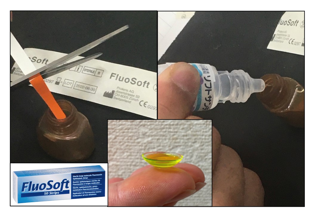 図３. 高分子フルオレセイン（Fluo Soft ®️）